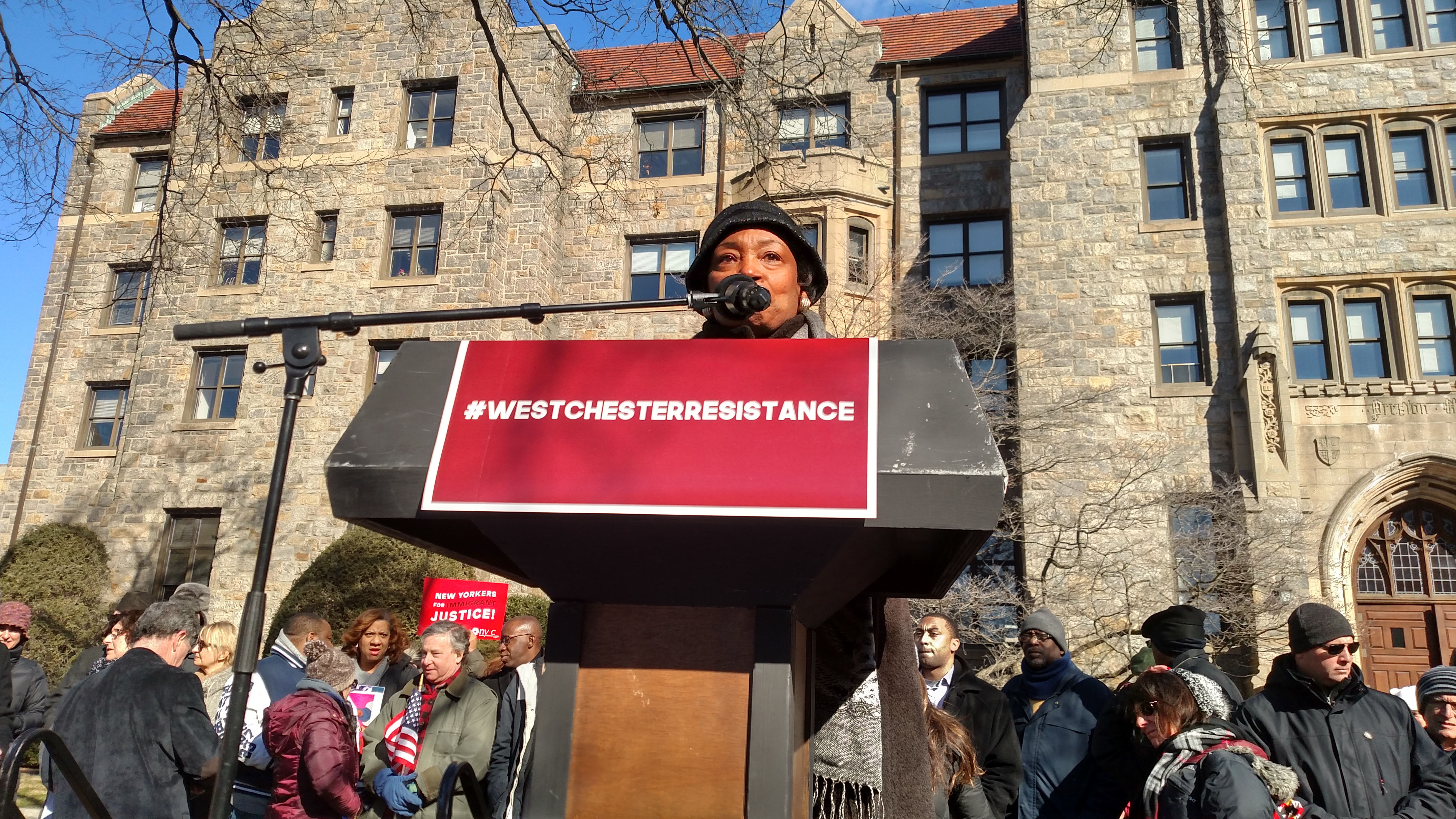 Senator Stewart-Cousins Westchester Resistance Rally