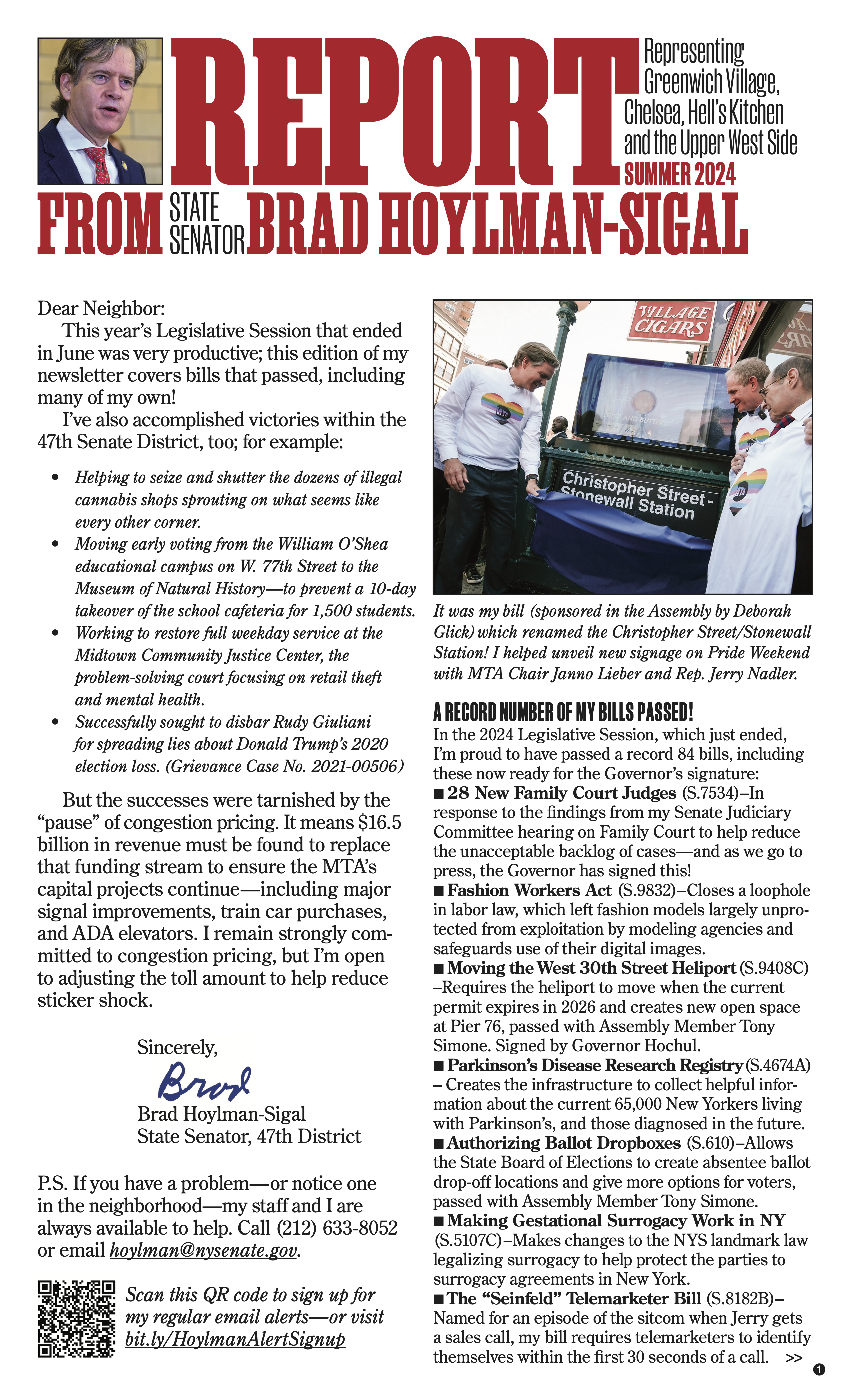 page 1 newsletter