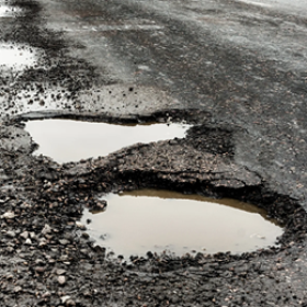 potholes