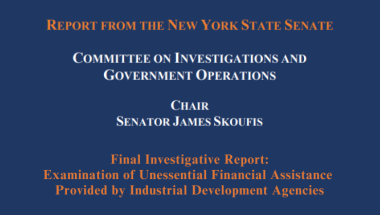 Investigative Report on Unessential Financial Assistance Provided by IDAs