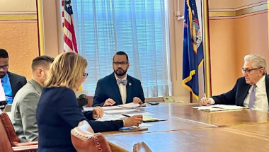 Senator Serrano chairing the first CATPR meeting of 2025