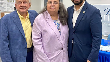 Senator Serrano with Dr. Daisy Cocco De Fillipis