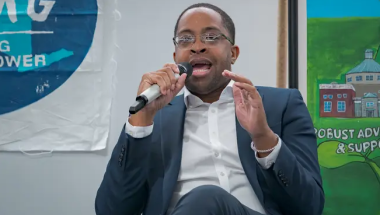 Senator Myrie speaking at an event_Getty Images