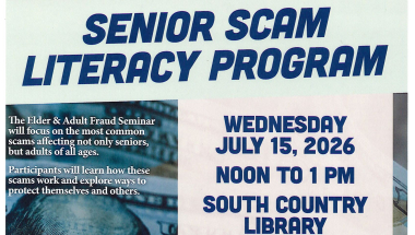Senior Scam Prevention Flyer 