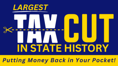 Largest Tax Cut in State History