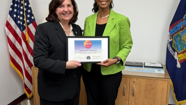 Elmont’s Shawnee Warfield Receives NYS Educators Inspiring a Generation Award from Senator Canzoneri-Fitzpatrick