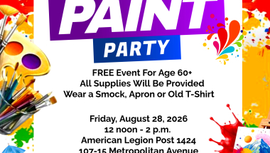 Seniors are invited to join us for this fun event.