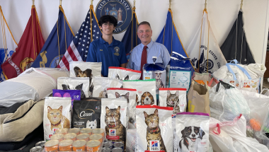 Senator Rhoads’ Pet Supply Drive Collects More Than 450 Pounds of Donations