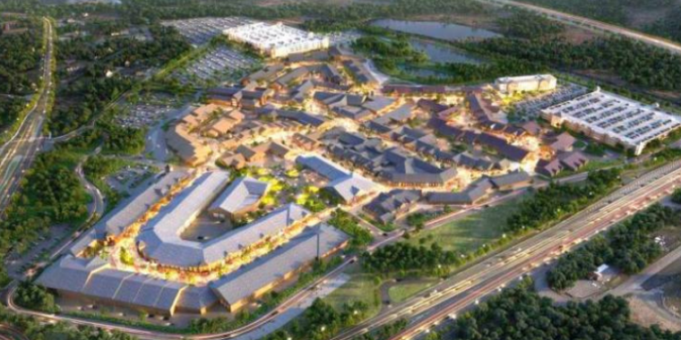 A rendering of the new Woodbury Common outlet (Photo: The Chronicle)