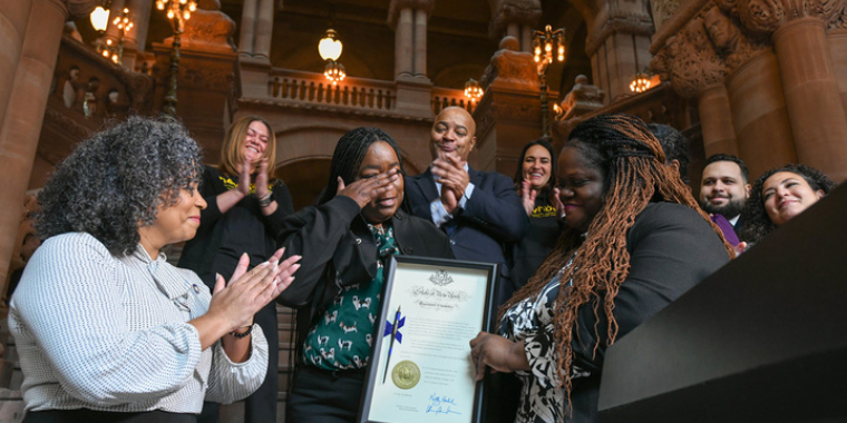 Senator Lea Webb, Assemblymember Karines Reyes, And Advocates Celebrate The Signing Of The Bipoc Task Force Bill