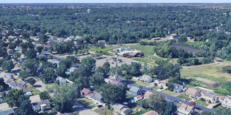 Google Earth Overhead Image