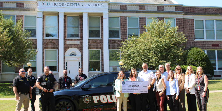 Senator Michelle Hinchey Delivers Grant for Red Hook Police Department EV