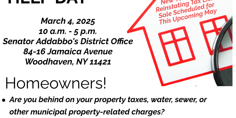 Get help with your property tax lien. 