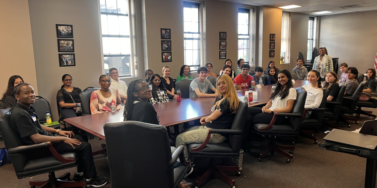 Majority Leader Stewart-Cousins sponsored a mental health forum for her Youth Advisory Council (YAC), bringing mental health experts to offer ways kids can help friends who are struggling.