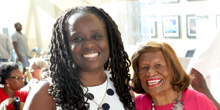 Sen. Cleare and Dr. Hazel Dukes