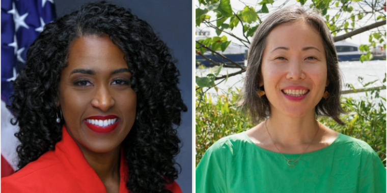 Senator Brouk and Joo Han