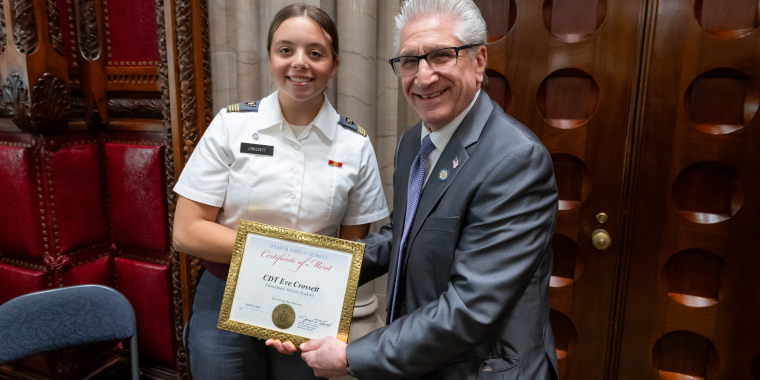 West Point Cadet Eve Crossett 