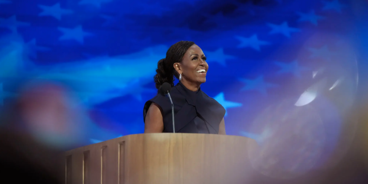 Photo of Michelle Obama at DNC