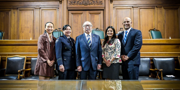 Senator Chan Recognized for his contributions to the asian american community