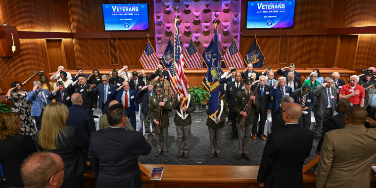 The New York State Senate Veterans Hall of Fame ceremony in Albany, NY.