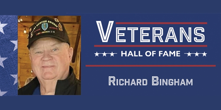 Richard Bingham, Veterans Hall of Fame