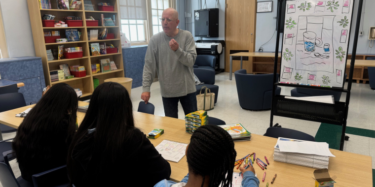 The students really enjoyed the art class.