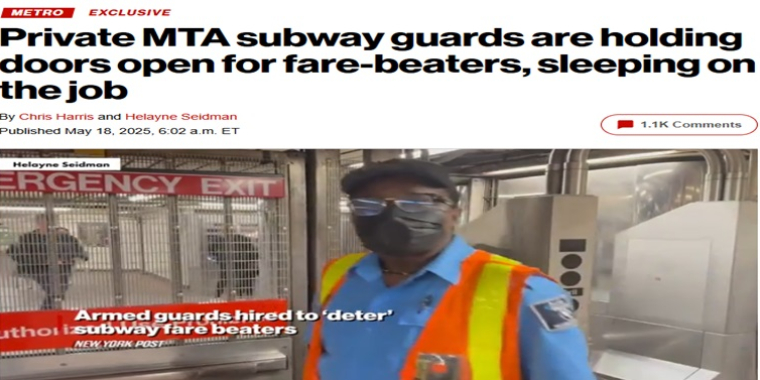 NY POST ARTICLE - MTA/ALLIED