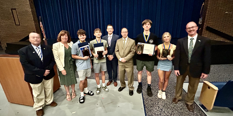 Sen. Griffo and Sen. Walczyk present New York State Senate Liberty Medals