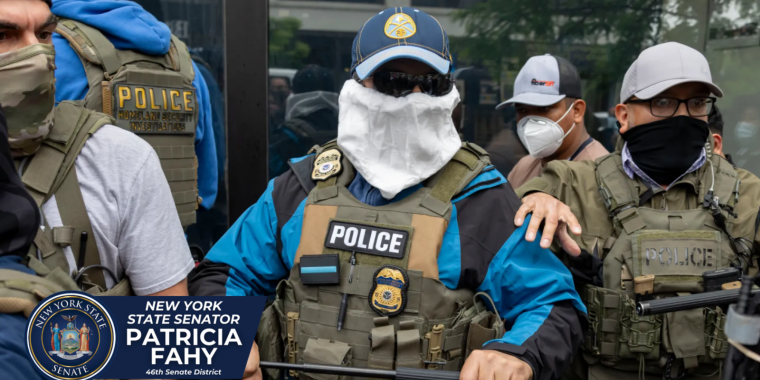 masked ICE agents
