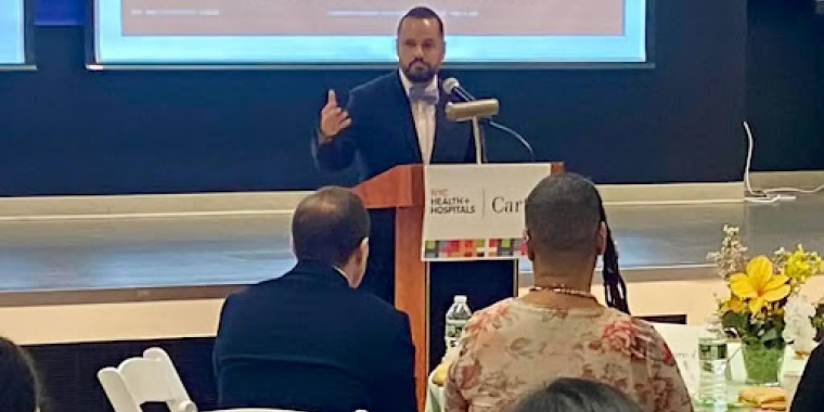  Senator Serrano attended Health + Hospital’s Henry J. Carter Community Advisory Board Legislative Breakfast in East Harlem