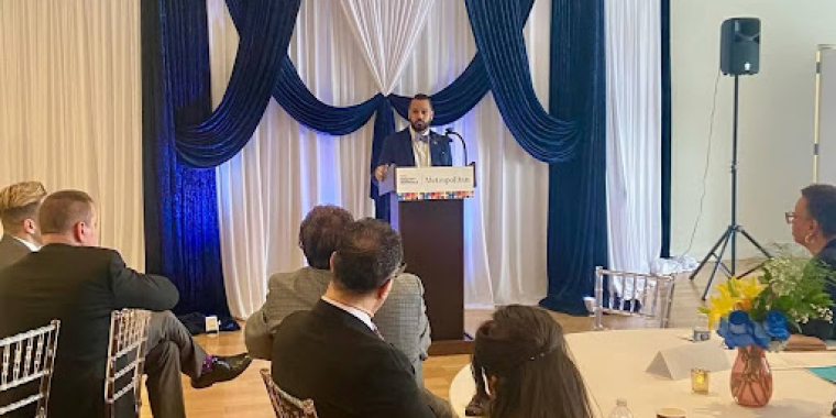 Senator Serrano joined the NYC Health + Hospitals/Metropolitan Community Advisory Board for the J. Edward Shaw Legislative Breakfast