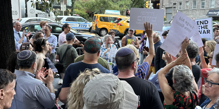 Senator Krueger speaks at a rally