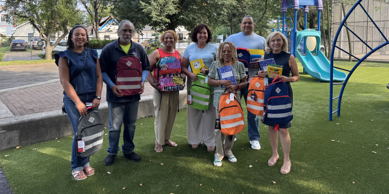 Senator Canzoneri-Fitzpatrick and Green Acres Mall Support Local Families with Backpack Donations