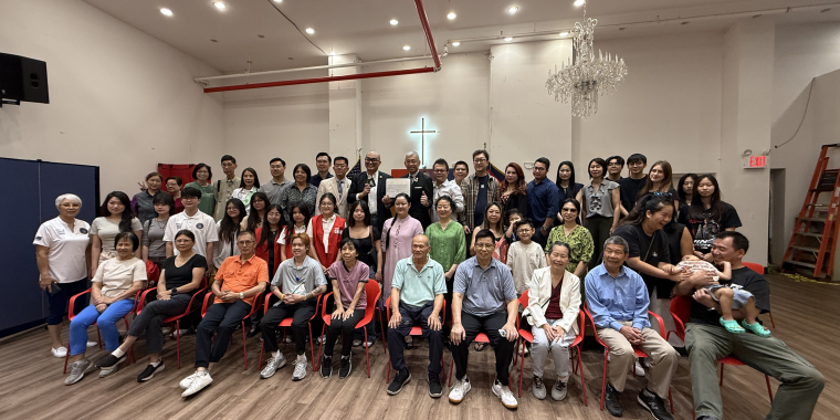 Senator Chan Awards Rev. Lai with Senate Commendation Award