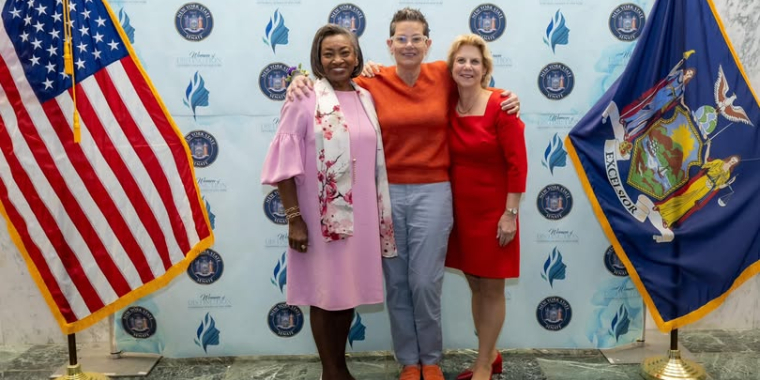 Majority Leader ASC, Judy Troilo, and Sen. Mayer