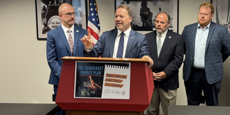 Senator Walczyk with Leader Ortt 