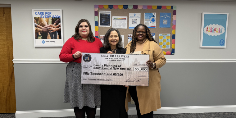 Family Planning Big Check 