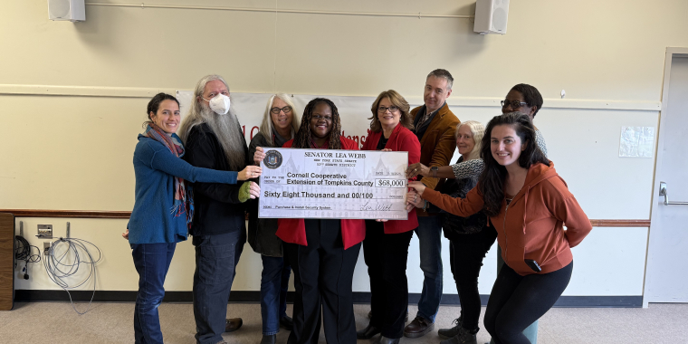 CCE Tompkins County Big Check 