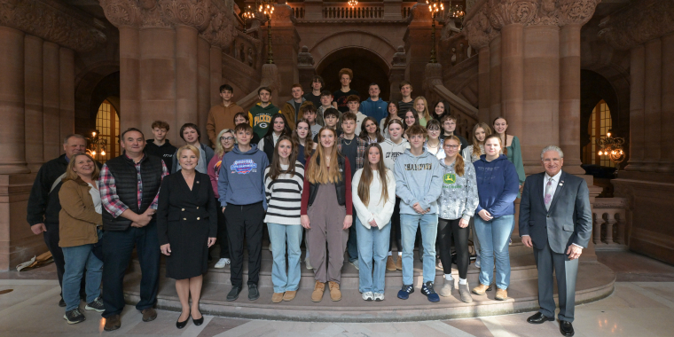 Welcome Galway High School Senior Class to NYS Capitol