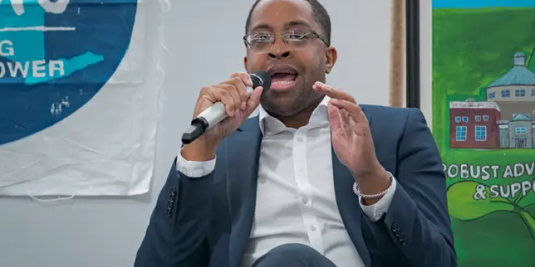 Senator Myrie speaking at an event_Getty Images