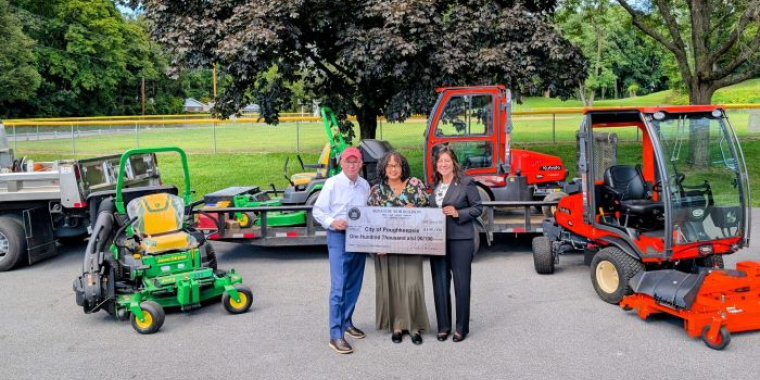 Senator Rolison, Mayor Flowers & County Executive Serino at Spratt Park
