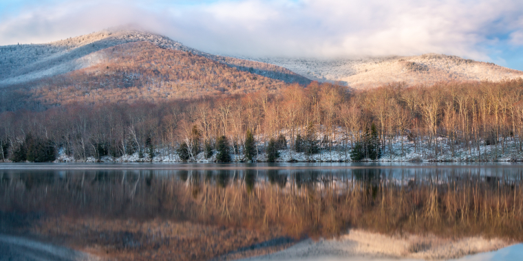 rural winter scenery