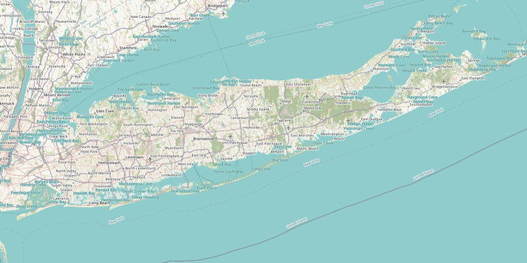 Banner Image of a Map of Long Island including portions of New York City, the Lower Hudson Valley and Connecticut
