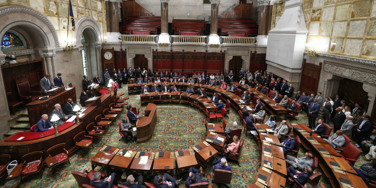 The New York State Senate chamber.