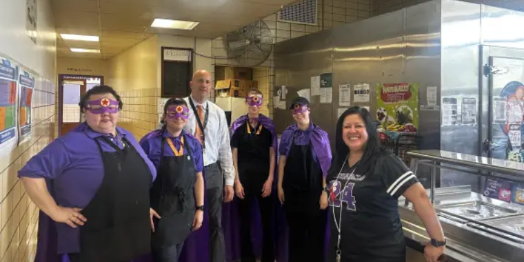 ”Lunch Heroes” at Monroe-Woodbury School District. Photos provided.