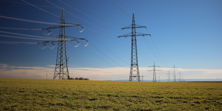 photo of electricity poles