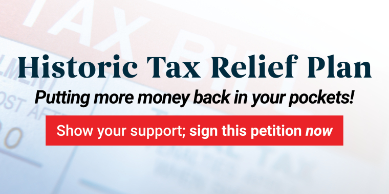 Historic Tax Relief Plan