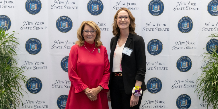 Senator Helming and Megan Fredia 