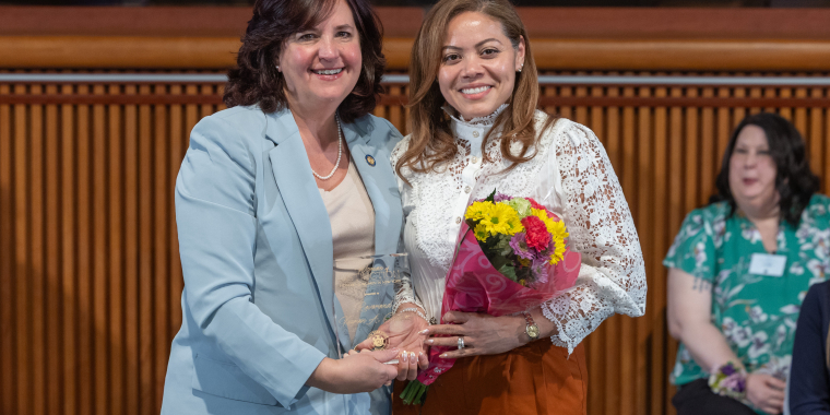 Senator Canzoneri-Fitzpatrick honors Karen A. Chavez 