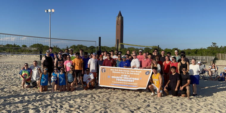 New York State Senator Rhoads Hosts Second Annual Charity Volleyball Tournament at Jones Beach